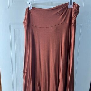 Elegant Rust Skirt